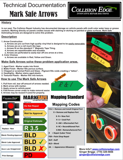 Mark Safe Estimating Arrows